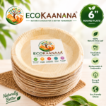 6 Inch Round Biodegradable Plates