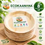 8 Inch Round Biodegradable Plates