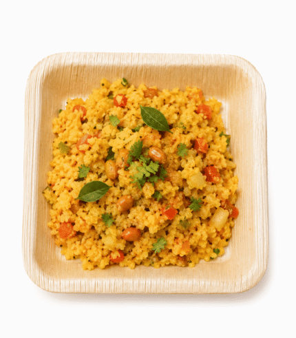 Areca Leaf Square Plate2