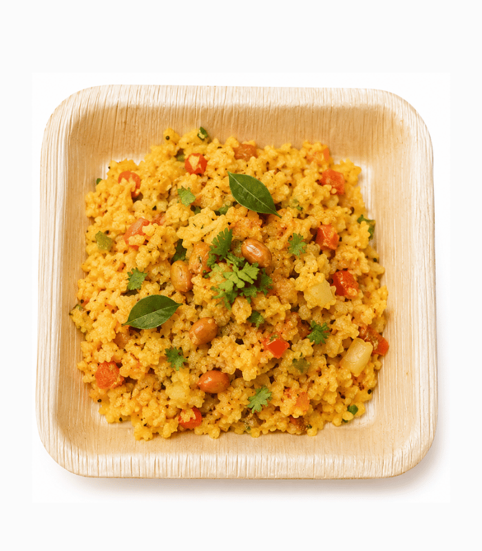 Areca Leaf Square Plate2