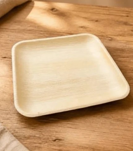 9x9 Inch Areca Leaf Square Plate