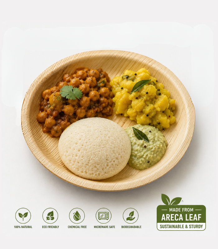 Round Biodegradable Plates